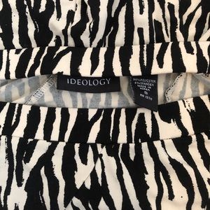 IDEOLOGY Stretchy Zebra Print Skirt